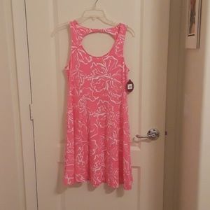 Hawaiian print dress